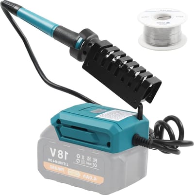 Draadloze soldeerboutset - Draagbare soldeerbout met instelbare temperatuur - Supersnel opwarmen - Elektronisch solderen - Hittesnijder - Brandschilderen (zonder accu)