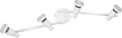 LEDVANCE LED SPOT GU10 4 x 3,4W, 920lm, wit, 2.700K kleurtemperatuur, warm witte lichtkleur, tijdloos ontwerp, vervangbare ledlamp, ideaal voor interieurs, CRI 90, verstelbare koppen