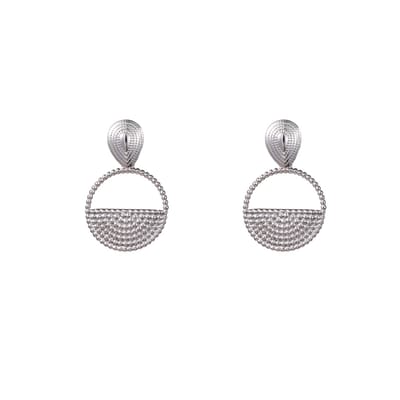Go Dutch Label Oorknoppen drop & dangle Zilver