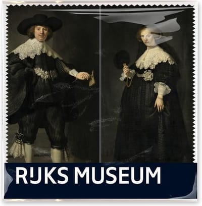 Brillendoekje, 15 x 15 cm, Marten en Oopjen, Rembrandt