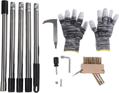 Onkruidwieder Set - Terrasmest - Onkruid Verwijderen - Lange Handgreep - 41 cm