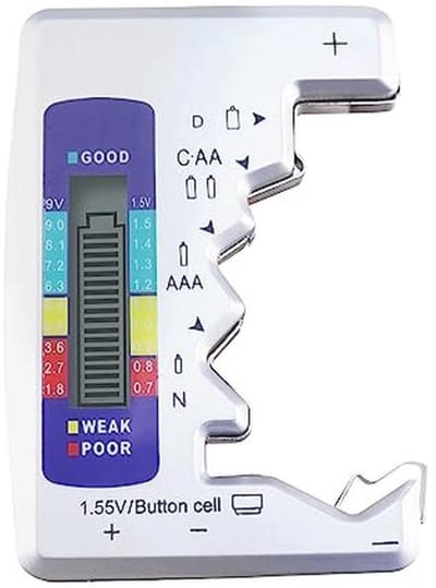 Universele Batterijtester voor C AA AAA D N 9V 6F22 Knoopcelbatterijen