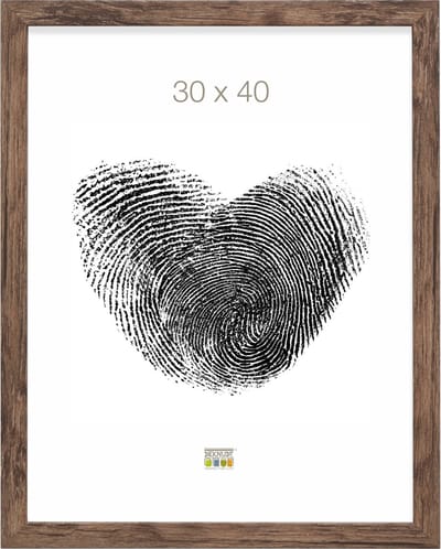 Deknudt Frames fotolijst S45RH3 - bruin - hout - 30x40 cm