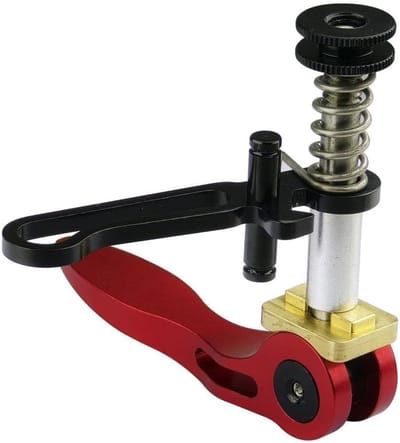 Fiets Zadelpenklem - Zadelklem Vouwfiets - Zadelhoogte Verstellen - Quick Release Vouwhaak - 72x67mm - Zwart