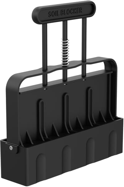 Bodemblokker Tool - Zaailing Starter - Planten Vermeerderen - Handzaam Ontwerp - 3 x 2 x 1 cm - Zwart