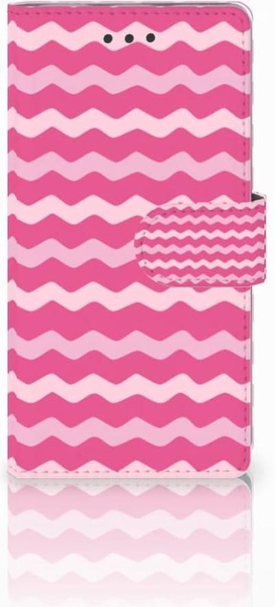 Huawei Ascend P8 Lite Telefoon Hoesje Waves Pink