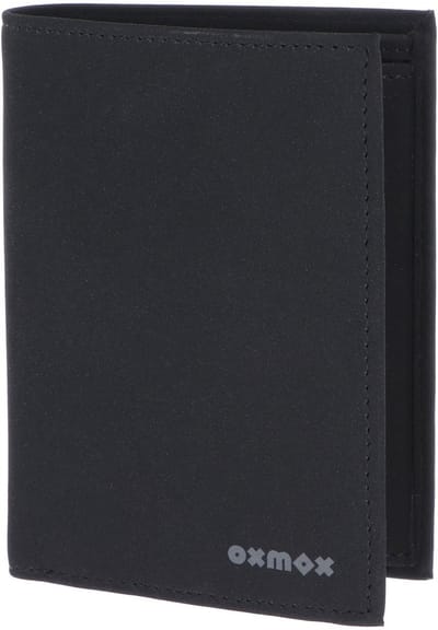oxmox portemonnee New Cryptan RFID Protect Kombibörse Pure 2.0 Print Grey Black zwart