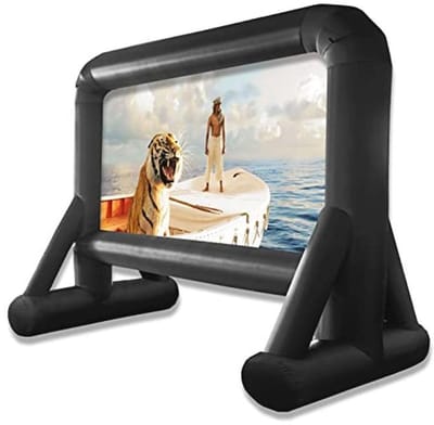 Buiten Filmscherm 104 Inch - Opblaasbaar Projectiescherm voor Huis en Tuin
