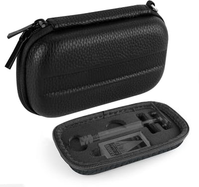 Store_8 - Harde reishoes - Scheermes opbergkoffer - Duurzaam ontwerp - Zwart - Scheeraccessoires - Veiligheidsscheermes organizer - Geschikt voor r...