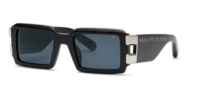 Philipp Plein SPP129M Nero lucido 54/22/145 MAN Zonnebrillen