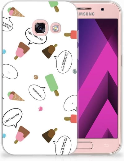 Samsung Galaxy A3 2017 Siliconen Case IJsjes