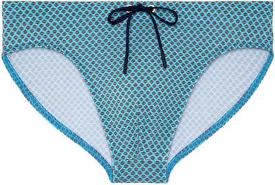 HOM - Cappuccino Swim mini briefs - Blue Print - mannen - S