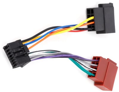 Dailygoody - 16-Pins Car Stereo Harness ISO 8-Pin Plug - Eenvoudige Installatie, Geschikt voor Auto's vanaf 2003