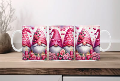 Koffiemok valentijn Gnomes 28 | Valentijn cadeau | Valentijn decoratie | Grappige Cadeaus | Koffiemok | Koffiebeker | Theemok | Theebeker | chocoladebeker