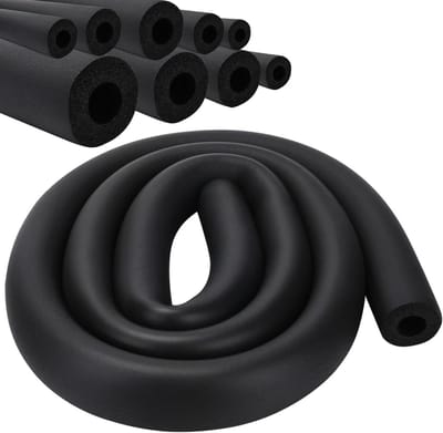 Zwarte Foam Bu isolatie voor Ø 16 mm Verwarmingsbuizen, Sanitair en Koperbuizen Isolatie