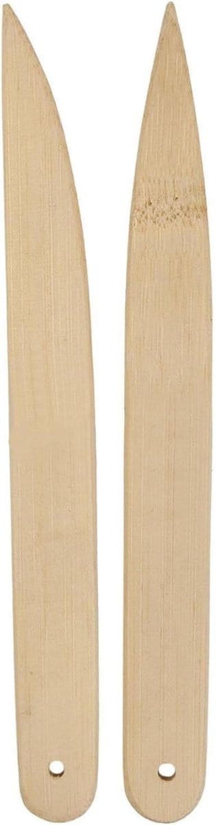 Kleermakers Kleppers - Strijk Hulpstuk - Naden Vlakken - Gemaakt Van Beukenhout - 24 cm Lengte - Natuurlijk Hout