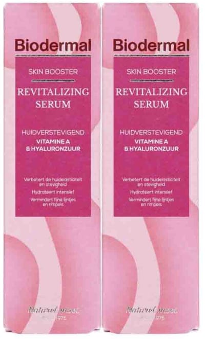 Biodermal Skin Booster Serum Vitamine A Revitalizing - 2 x 30 ml - Voordeelverpakking