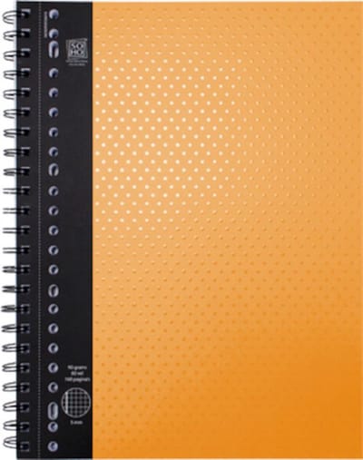 Soho Schrift College Ruiten 10 Mm 23-rings A4 Oranje