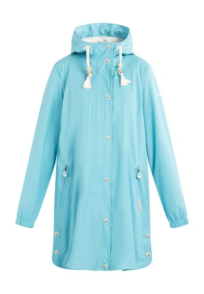 Schmuddelwedda Mackintosh bridgeport Dames Donker aqua