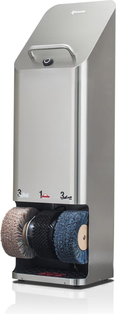 Heute Quadro - Schoenpoetsmachine - Brushed V2A Housing