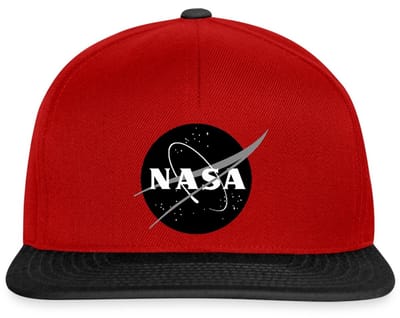 NASA zwart-wit klassiek logo Snapback cap