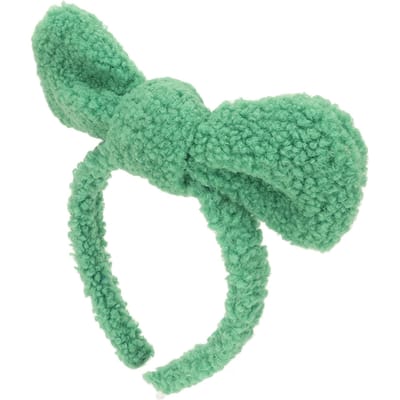 Spa Hoofdband Zacht Microvezel Groen Schattig Strikje Ontwerp Gezichtswas Hoofdband voor Vrouwen en Meisjes blue