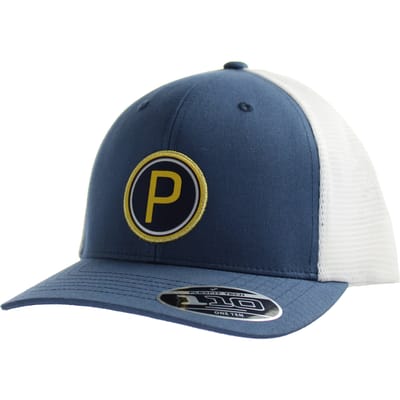 Puma P110 The Players Patch Snapback Flex Fit Blue White Unisex Cap 023046 01