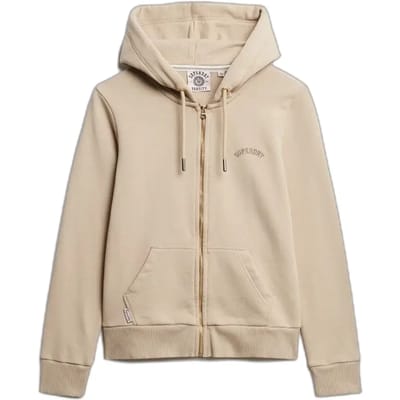 Superdry - Essential Logo hoodie met rits - Dames - Hoodies