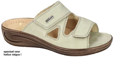 Fidelio Hallux -Dames - groen licht - slippers & muiltjes - maat 41