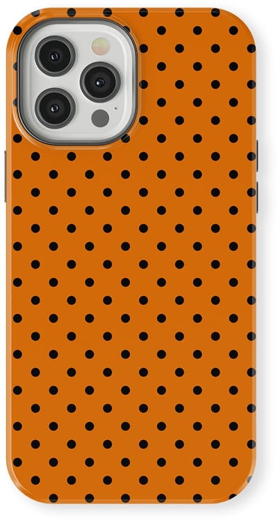 Polka Dots Hoesje geschikt voor iPhone 12 Pro | Geschikt Voor Mag | Stippen Design Backcover geschikt voor iPhone 12 Pro Pumpkin Dots