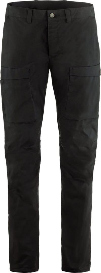 Fjällräven Abisko Hybrid Trail Afritsbroek - Heren Wandelbroek - Black