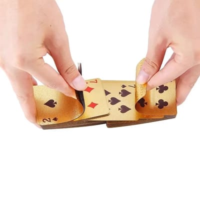 CHPN - Speelkaarten - Kaarten - Goudkleurige speelkaarten - Pokerkaarten - Chique kaartspel - Kaartspel - Cards