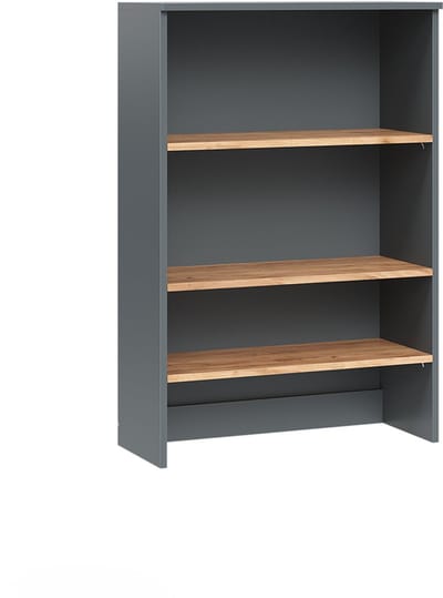 Vicco Viktor Badkamermeubel – 68 x 100.4 cm met open vakken Antraciet/gouden eik