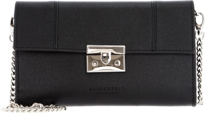 SEIDENFELT MANUFAKTUR Koppeling Avondtas Roros Clutch Black Zwart