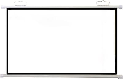 Projectiescherm - Beamerdoek Handmatig - Films Kijken - Matwit Materiaal - 50 inch - Wit
