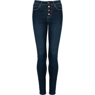 Guess Jeans Skinny High Vrouw blauw