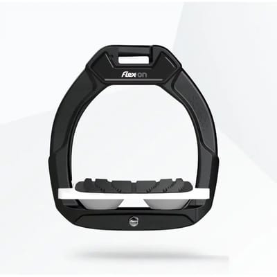 Veiligheids zadels met helling Grip Zwart/Wit/Grijs voor kinderen Flex-On Safe-On