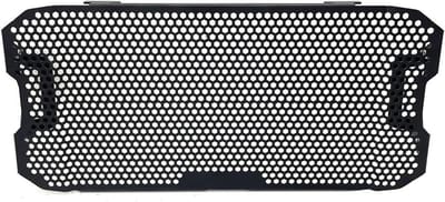 Motorfiets Radiator Beschermer - Grille Cover - Motor Beschermen - Roestvrij Staal - Standaard Maat - Zwart