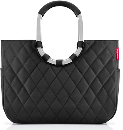 Reisenthel Loopshopper L Shopper - 25L - Rhombus Black Zwart