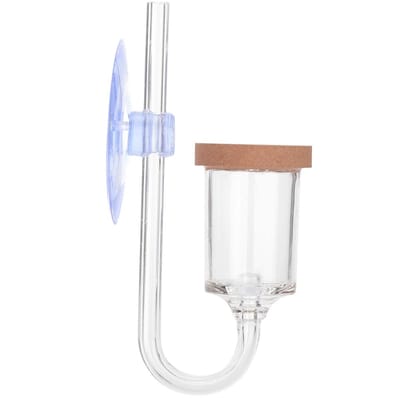Dailygoody - Aquarium CO2-diffuser 2 in 1 - Geïntegreerde bellenteller - Transparant en effectief - Ideaal voor aquariumplanten - Nano technologie - V...