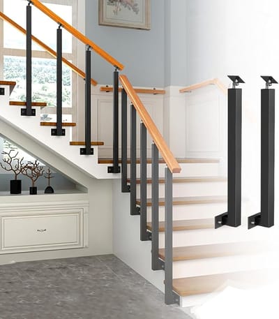 Metalen Trapbalusters - Dekleuningen Spindels - Buitenrenovatie - Verstelbare Hoekbeugel - 2 stuks