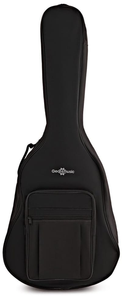 Padded Water-Resistant Parlour Acoustic Guitar Gig Bag by Gear4music, 10mm