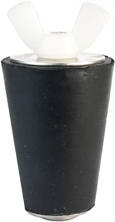 Universele Rubberen Winterstop voor 1 tot 1,25 Inch Gaten - Taps Toelopend