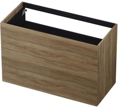 INK - Onderkast 2 Laden Push To Bestaande Uit: - 1000x450x650 Mm - Zuiver Eiken