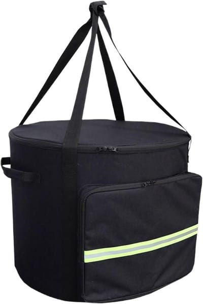 Pizzaoven Draagtas - Opslaghoes - Buiten Koken - Waterdicht & Duurzaam - 54x54x40cm - Zwart