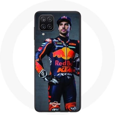 Coque - Maniacase - Galaxy A12 - Miguel Oliveira Moto GP - Souple - Noir noir