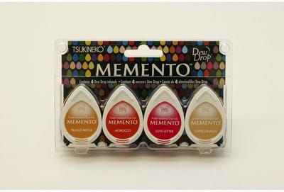 Tsukineko Memento Dew Drop Stempelkussen Golden Sunset 4pieces