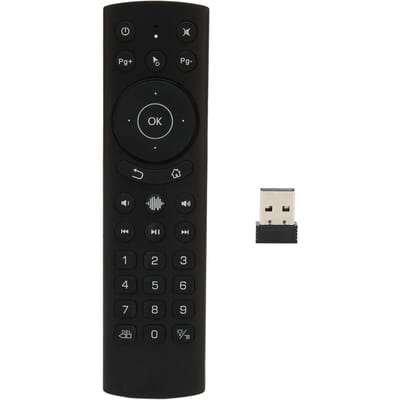Bluetooth Afstandsbediening Spraak IR Leren Achtergrondverlichting Draadloze Muis Afstandsbediening voor TV Box Projector