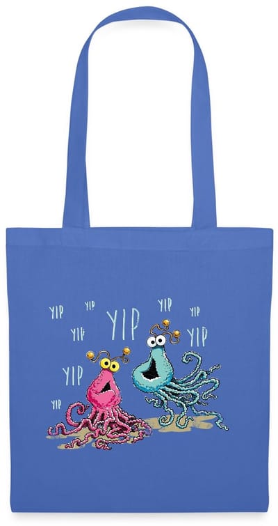 Sesamstraat Yip Yip Alien Tas Van Stof Schoudertas
