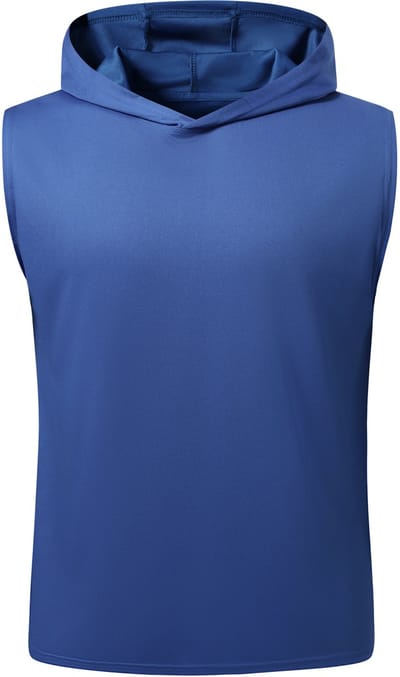 YOUTHUP Heren Mouwloze Sporttop - Capuchon - S